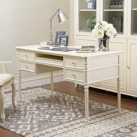Modern desk white minimalist