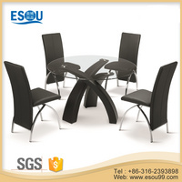 Glass Round Dining Table