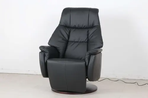 SD-458-2M Modern Black Leather Armchair