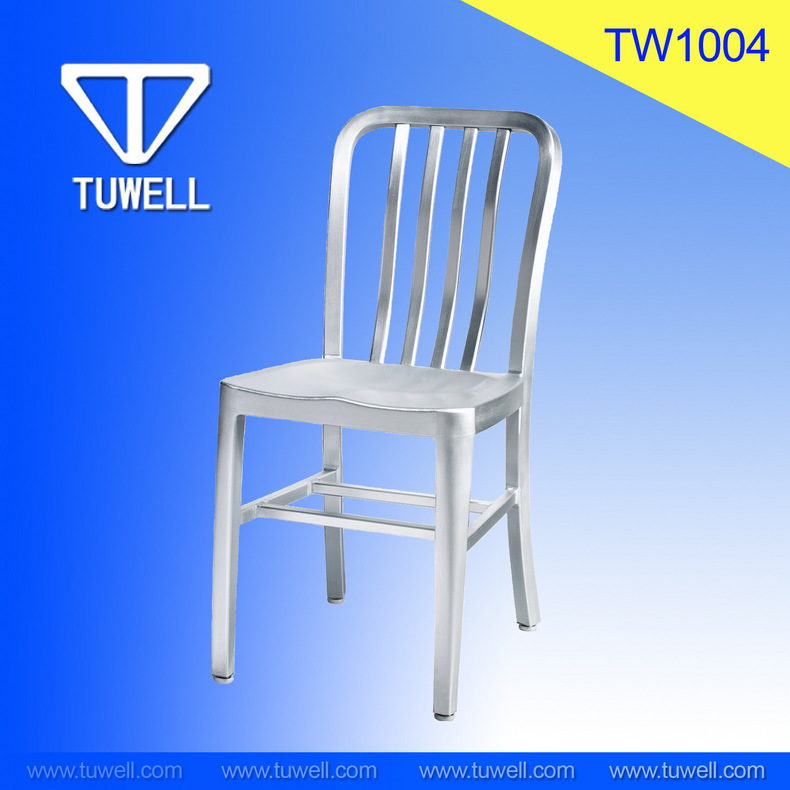 Outdoor furniture navy aluminum metal chair TW1004