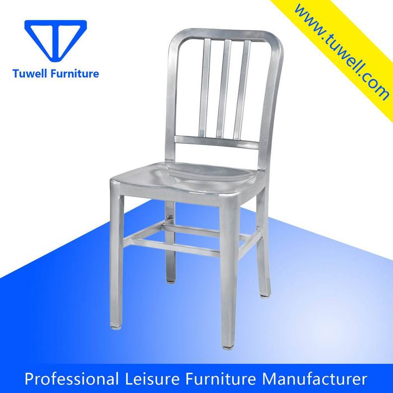 Outdoor furniture navy aluminum chair metal chair TW1005