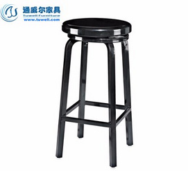 Navy chair stool barstool aluminum alloy metal high bar chair TW1009-L