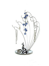 Fashion Simple Jewelry Storage---Peacock jewelry tree