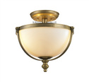欧式美式新中式全铜玻璃吸顶灯LED玄关卧室阳台过道走廊灯具