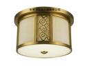 新款大气新中式全铜吸顶灯创意LED中国风阳台卧室客厅厨房书房卫生间玄光圆形灯具