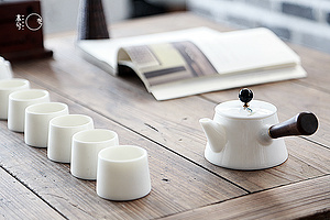 四时圆台茶具