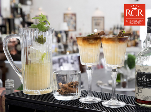 意大利RCR皇冠永恒无铅水晶高脚水杯, 红酒杯