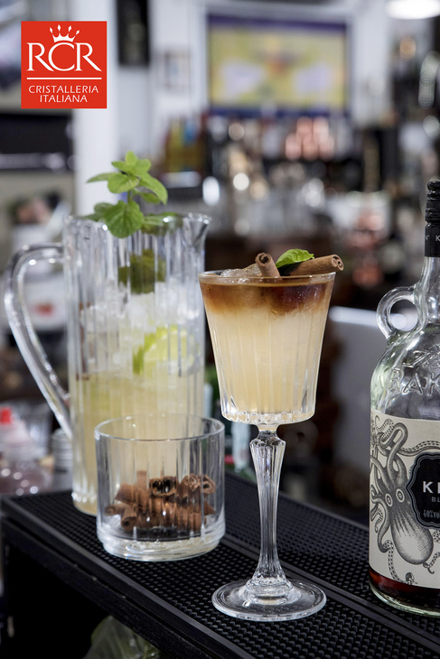 意大利RCR皇冠永恒无铅水晶高脚水杯, 红酒杯