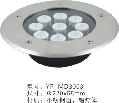 现代不锈钢LED地埋灯