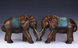 Bronze Sculpture-Lucky Fortune Elephant
