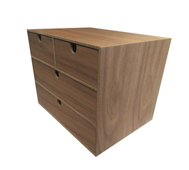 Four drawer storage box