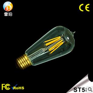 复古小功率可调光玻璃装饰led灯丝灯