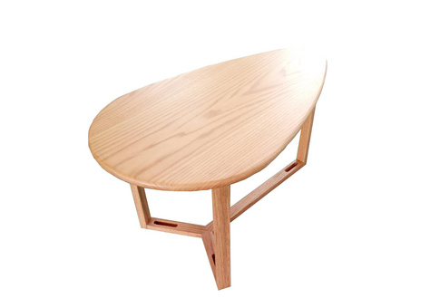 White Oak Oval Table