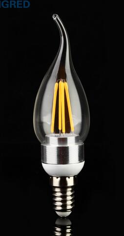 拉尾360度发光LED灯丝灯