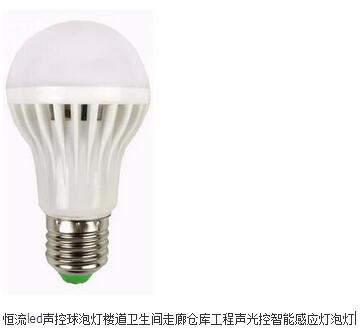 恒流楼道卫生间走廊仓库声光控智能感应灯led灯泡