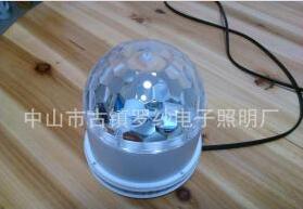 现代室内声控LED七彩旋转激光舞台灯