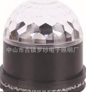 现代室内蘑菇七彩旋转水晶LED舞台灯