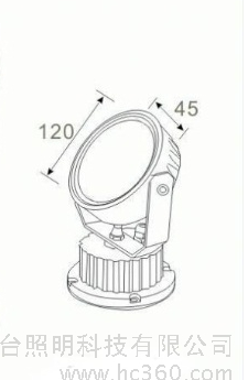 现代简约6W/9WLED投光灯