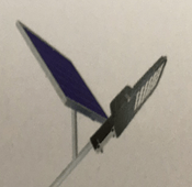 现代简约户外照明太阳能路灯系统