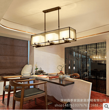 新中式铁艺简约吧台吊灯