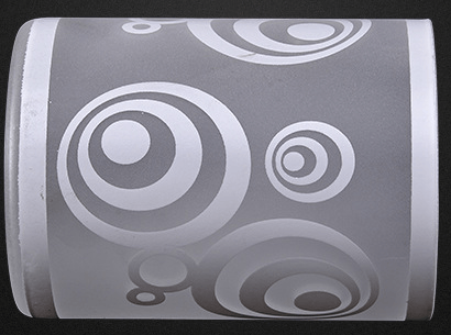 新中式简约玻璃圆形白色外沙90*120灯罩