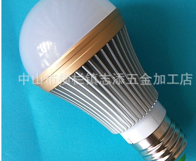 5WLED车铝防尘虫螺口e27球泡外壳套件