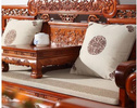 中式红木布艺实木沙发垫靠垫抱枕坐垫