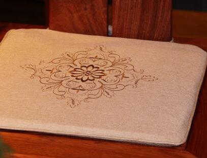 New Chinese Ming and Qing Classical Embroidered Tea Chair Cushion