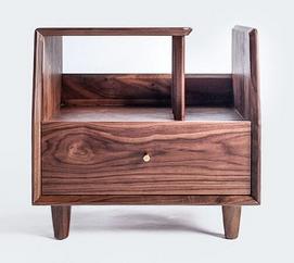 100% Solid Wood Bedside Table Night Table