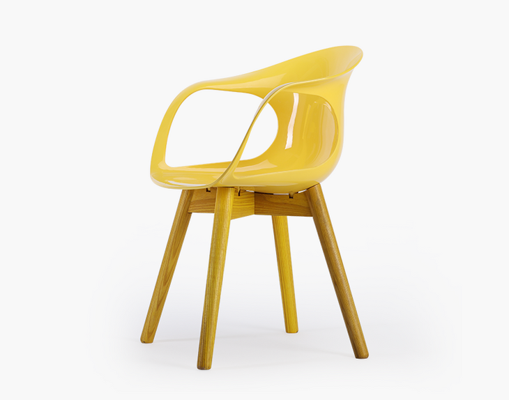 RITA-璀璨黄 餐椅