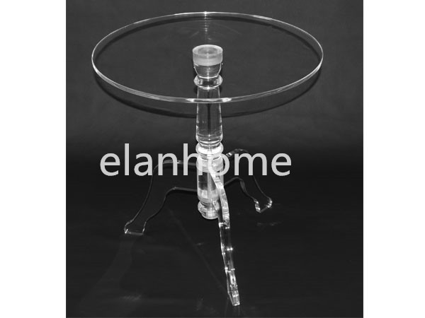 crystal acrylic side table