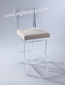 Acrylic bar chair