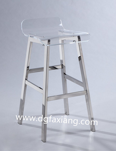 Crystal acrylic bar chair