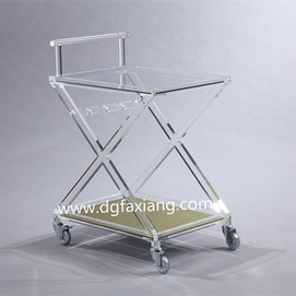 acrylic trolley