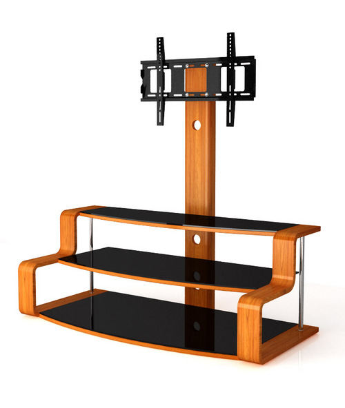 BR-TV532-Bended Wood TV Stand with bracket for 32" ~ 70" LCD/LED/PLASMA