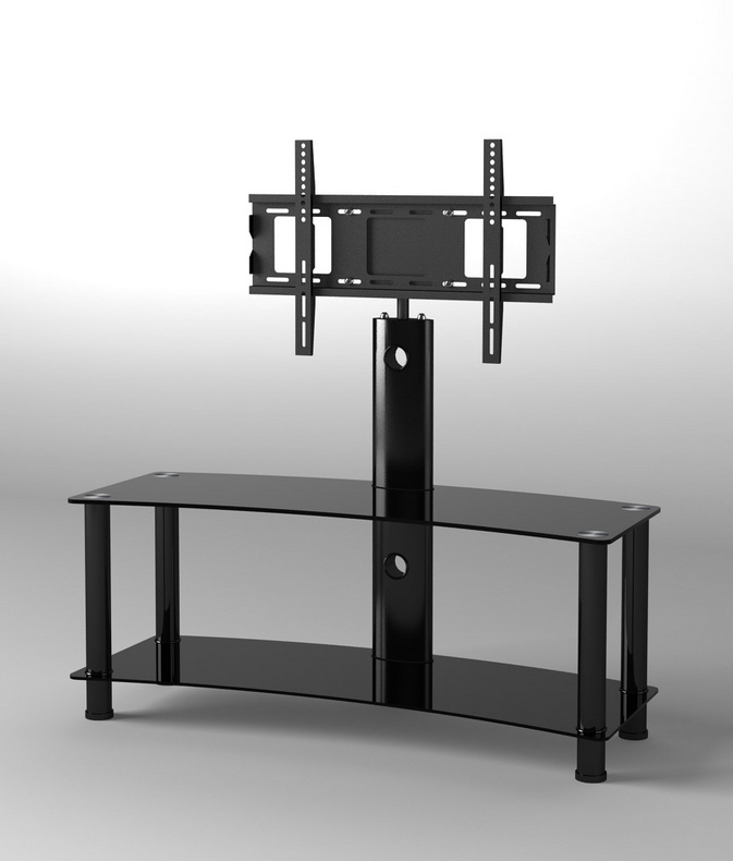 BR-TV907-Modern LCD TV stand with bracket for 32"~55"LCD/LED/PLASMA
