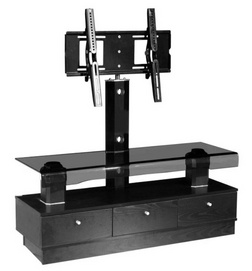 MDF Glass TV Stand with bracket for 32" ~ 60" LCD/LED/PLASMA