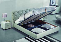A2172 Leather Bed床