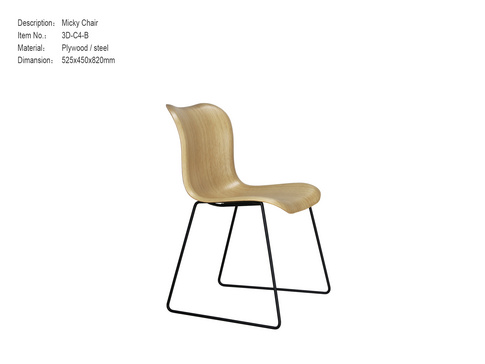 Mick Chair Scandinavian Solid Wood CHAIR 3D-C4