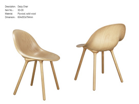 Daisy chair Scandinavian Solid Wood CHAIR 3D-C6