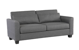 Modern Fabric Grey Two-seat Sofa