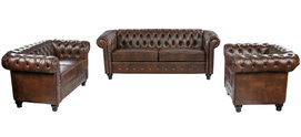 American Multi-seat Leather Sofa