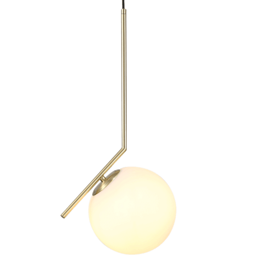 Diagonal glass chandelier