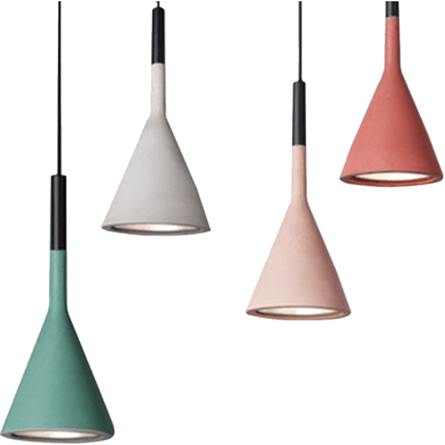 Nordic post-modern whole house decoration chandelier---Macaron Cement Chandelier