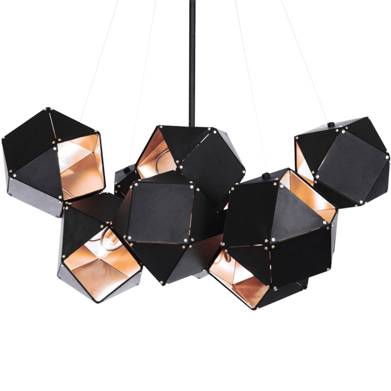 Nordic post-modern creative living room lamp---Will diamond chandelier