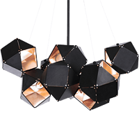 Nordic post-modern creative living room lamp---Will diamond chandelier