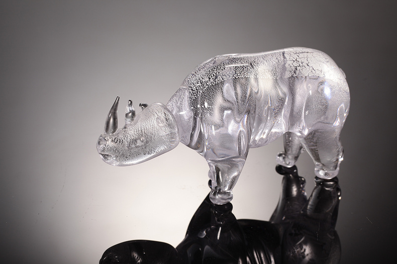 Crystal glass crafts transparent calf