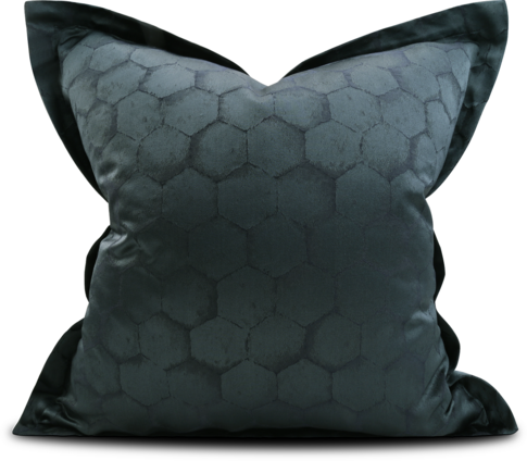 Dark blue square pillow