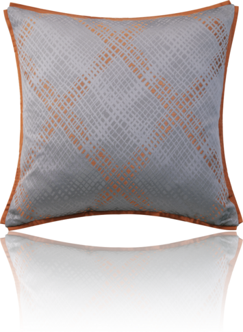 Lattice square pillow