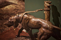法国19世纪狩猎者铜雕艺术品